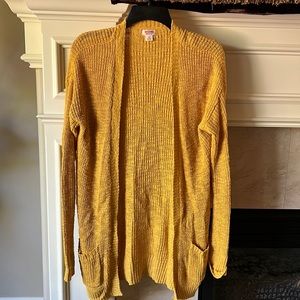 Women’s Yellow Knit Cardigan